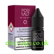 Pod Salt Hit The Spot E-Liquid Blueberry Pomegranate from only £1.95