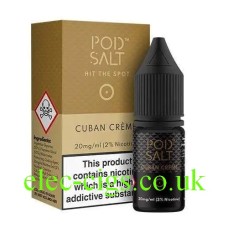 Pod Salt Hit The Spot E-Liquid Cuban Creme