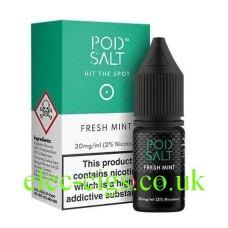 Pod Salt Hit The Spot E-Liquid Fresh Mint from only £1.95