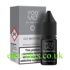 Pod Salt Hit The Spot E-Liquid Ice Menthol from only £1.95