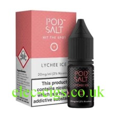 Pod Salt Hit The Spot E-Liquid Lychee Ice from only £1.95