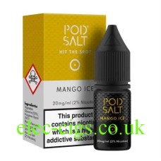 Pod Salt Hit The Spot E-Liquid Mango Ice from only £1.95