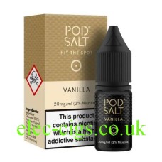 Pod Salt Hit The Spot E-Liquid Vanilla