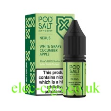 Pod Salt Nexus White Grape Cucumber Apple from £2.99 