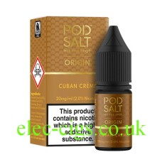 Pod Salt Origins Cuban Crème Tobacco