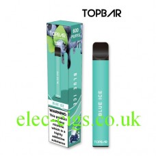 Image Blue Ice 600 Puff Disposable E-Cigarette by Topbar