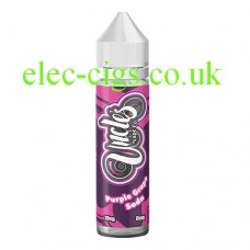 image shows a bottle of Purple Grape Soda 50 ML E-Liquid from Uncles Vapes