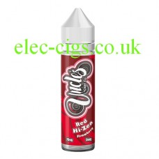 image shows a bottle of Red Hi-Zen 50 ML E-Liquid from Uncles Vapes