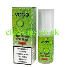 Vado 10 ML E-Liquid: Kiwi Passion Fruit Guava only £1.60