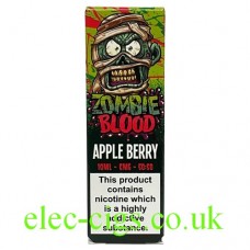 Image of the box of Apple Berry 10 ML E-Liquid by Zombie Blood