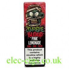 Image Shows Pink Lemonade 10 ML E-Liquid by Zombie Blood 