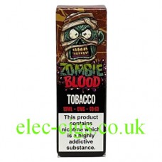 Tobacco 10 ML E-Liquid by Zombie Blood from £1.97