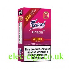 Fantasi Grape Ice 4000 Puff Pod Pack by NanoSTIX