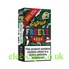 Image shows Freezi Guava 4000 Puff Pod Pack by NanoSTIX