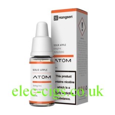 Hangsen Atom E-Liquid Sour Apple from only £1.50