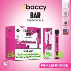 Image shows Pink Lemonade 600 Puff Disposable Bar from iBaccy