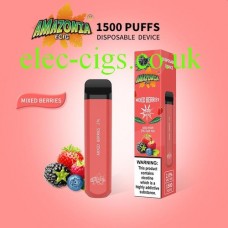 Berry Mix 1500 Puff Disposable E-Cigarette by Amazonia Berry Mix 1500 Puff Disposable E-Cigarette by Amazonia