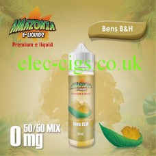 Bens B and H 50ML E-Liquid with a 50-50 Mix by Amazonia