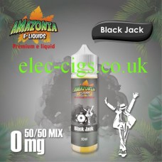 Black Jack 50ML E-Liquid with a 50-50 Mix by Amazonia