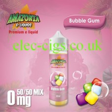 Bubble Gum 50ML E-Liquid with a 50-50 Mix by Amazonia