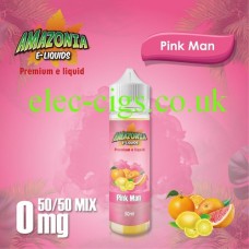 Pink Man 50ML E-Liquid with a 50-50 Mix by Amazonia