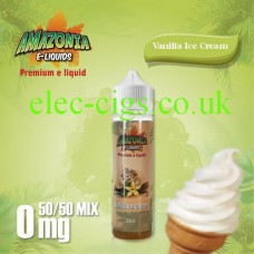 Vanilla Ice Cream 50ML E-Liquid with a 50-50 Mix by Amazonia