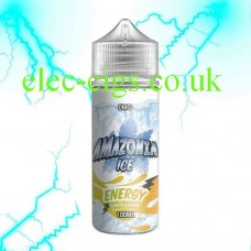 image shows a bottle of Amazonia Ice 100 ML E-Liquid Energy