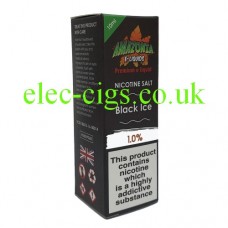 Amazonia Premium 10 ML Nicotine Salt E-Liquid Black Ice