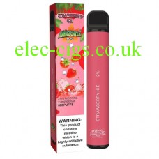 Strawberry Ice 800 Puff Disposable E-Cigarette by Amazonia Strawberry Ice 800 Puff Disposable E-Cigarette by Amazonia