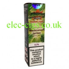 Amazonia 10 ML E-Liquid: Blackcurrant Lychee