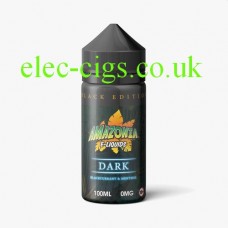 image shows a bottle of Black Edition Dark 100 ML E-Liquid by Amazonia