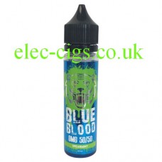 image shows a bottle of Spearmint 50-50 (VG/PG) E-Liquid 50 ML by Blue Blood