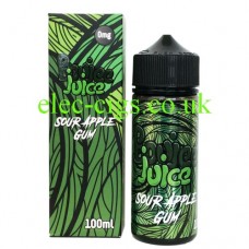 Sour Apple Gum 100 ML E-Liquid by Boujee Juice