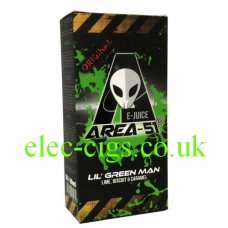 50 ML Lil' Green Man E-Liquid from Area 51