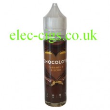 Image of a bottle of Caramel and Biscuit 50 ML E-Liquid by Chocolove