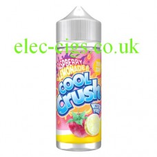 Image shows a bottle of Cool Crush Raspberry Lemonade 100ML E-Liquid