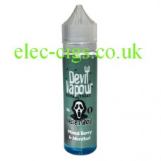 Image shows a bottle of Devil Vapour Heisen Ghoul (Mixed Berries & Menthol) 50 ML E Juice