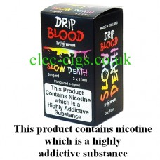 Slow Death E-Juice from Drip Blood 3 x 10 ML