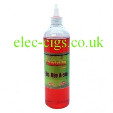 Image shows the huge bottle of Big Red A-500 ML E-Liquid by Frankenstein