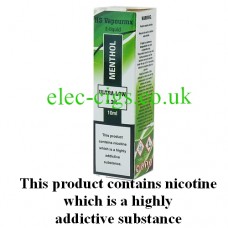 HS VapourMX Premium E-Liquid: Menthol