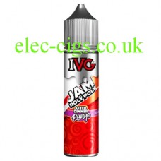 Image is of a bottle containing IVG After Dinner Range: Jam Rolypoly 50 ML E-Liquid