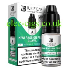Kiwi Passion Fruit Guava 10ML Nicotine Salt by Juice Bar