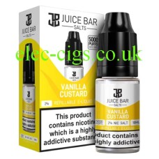 Vanilla Custard 10ML Nicotine Salt by Juice Bar