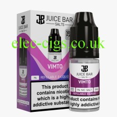 Vimto 10ML Nicotine Salt by Juice Bar