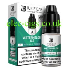 Watermelon Ice 10ML Nicotine Salt by Juice Bar