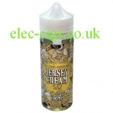 a bottle of Jersey Cream Velvety Vanilla 100 ML E-Liquid