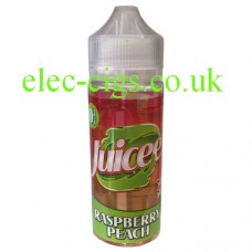Raspberry Peach 100 ML E-Liquid by Juicee Fruit Flavours