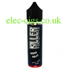 image shows a bottle of Mixed Fruit 50 ML E-Liquid by Killer
