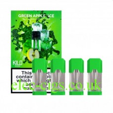 Green Apple Ice 20 MG Nicotine Salt Pods x 4 by Kilo