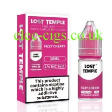 Lost Temple 10ML Nicotine Salt Vape E-Liquid Fizzy Cherry